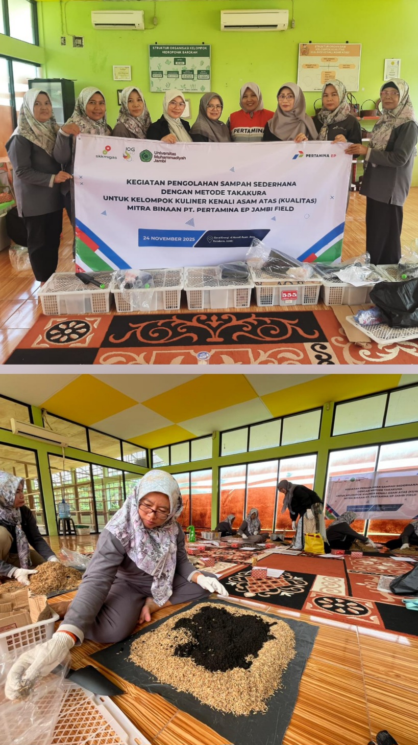Limbah Kuliner Jadi Kompos, UMKM Binaan Pertamina EP Jambi dapat Peluang Usaha Baru