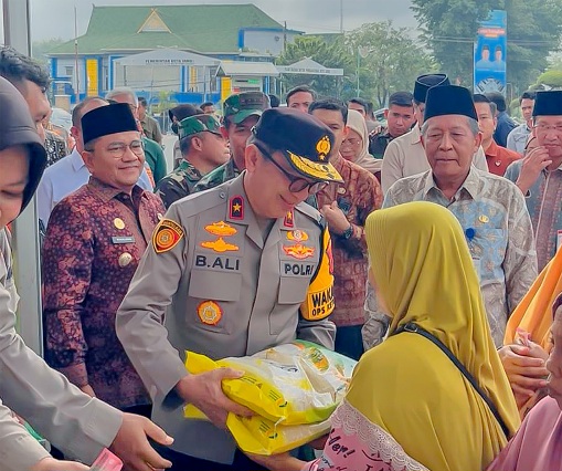 Polda Jambi Gelar Gerakan Pangan Murah, Salurkan 16,5 Ton Beras untuk Masyarakat Jelang Idul Fitri