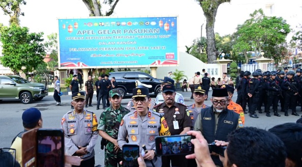 Polda Jambi Gelar Apel Pasukan Operasi Ketupat 2026, Amankan Lebaran Idul Fitri 1447 H