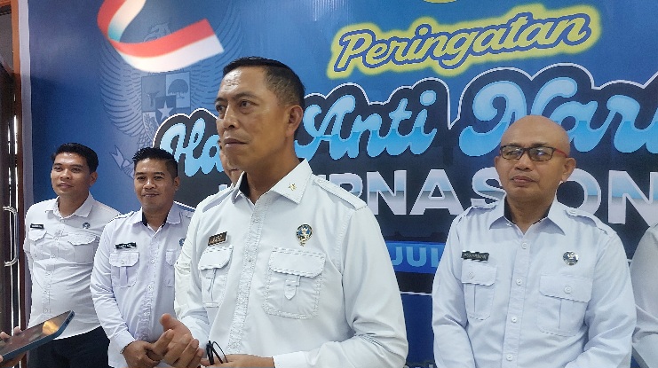 BNNP Jambi Gagalkan Pengiriman Sabu 2 Kg Via Bandara Sultan Taha Jambi