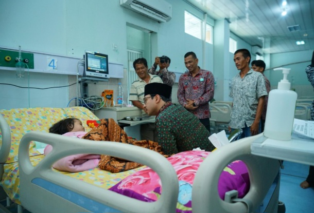 Wawako Diza Pastikan Kebutuhan Balita Penderita Leukimia Ditanggung Pemerintah