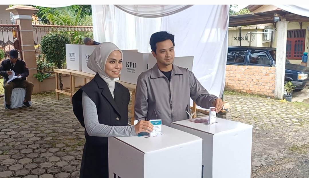 Calon Wakil Wali Kota Diza Nyoblos di TPS 04