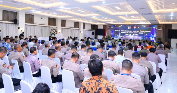 Polda Jambi Gelar Rakor Lintas Sektoral Ops Ketupat 2026, Perkuat Sinergi Pengamanan Ramadhan dan Idul Fitri