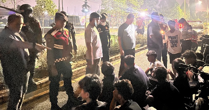 Operasi Jaran Siginjai 2026, Polisi Amankan 11 Pelaku Balap Liar di Jl. Bandara Lama