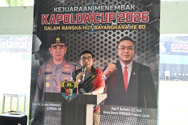Semarak Hari Bhayangkara ke-80, Polda Jambi Gelar Kejuaraan Menembak Kapolda Cup 2026