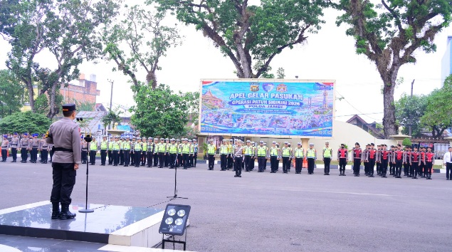 Kapolda Jambi Pimpin Apel Operasi Patuh Siginjai 2026, Fokus Tingkatkan Keselamatan Berlalu Lintas