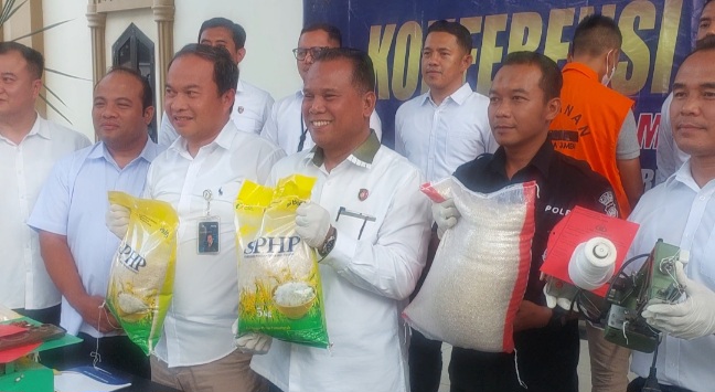 Perum Bulog Bersinergi  Dengan Polda Jambi Tertibkan RPK Nakal Salahgunakan Beras SPHP