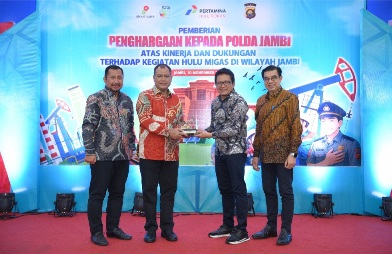 Pertamina Zona 1 Apresiasi Kinerja Polda Jambi Amankan Operasional  Hulu Migas